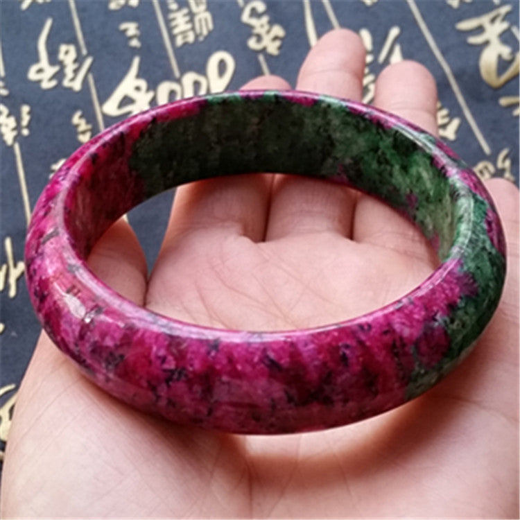 Bracelet Équilibre Vital – Pierre Naturelle Rouge & Verte