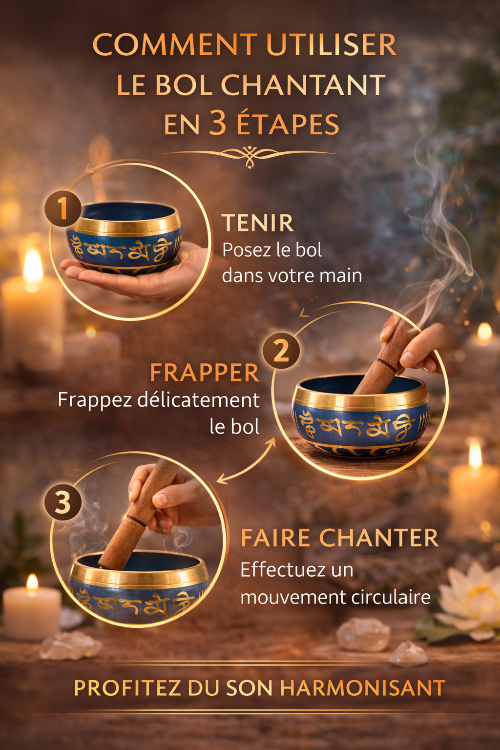 Bol chantant tibétain – méditation, relaxation et harmonisation sonore