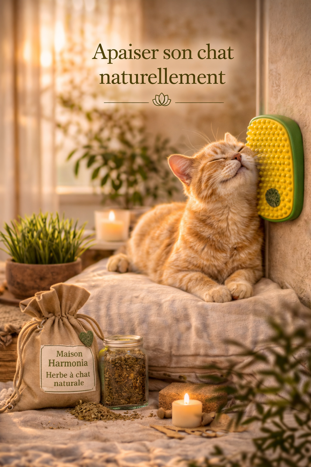 Bien-être chat – Apaisement, équilibre & sérénité