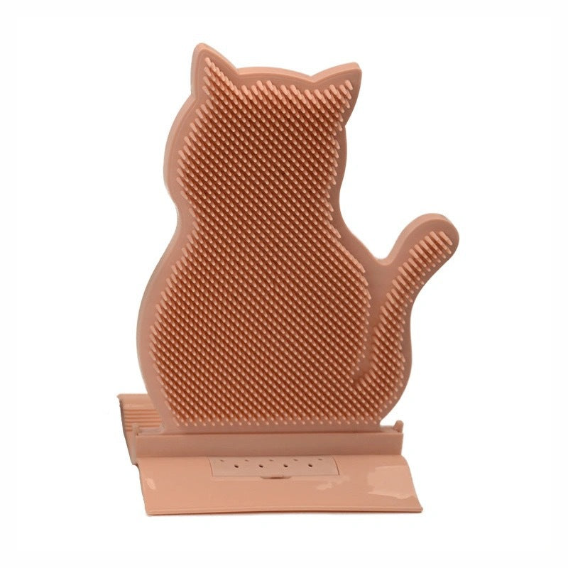 Brosse Murale Chat – Auto-Massage & Bien-être naturel
