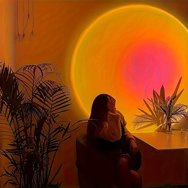 Lampe projection coucher de soleil – lumière d’ambiance relaxante