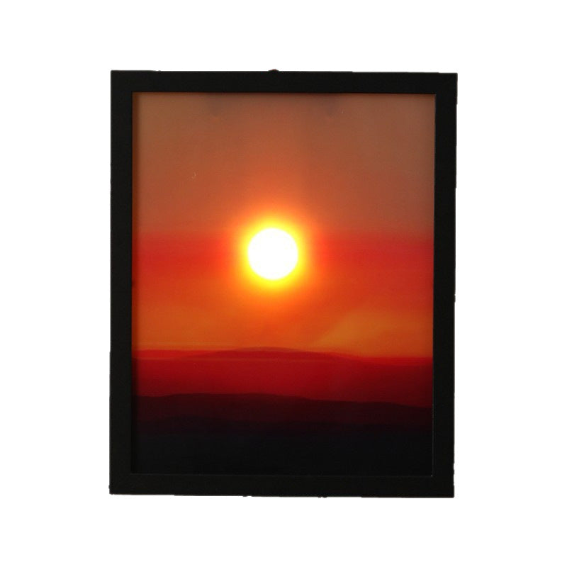 Tableau lumineux coucher de soleil – lampe murale ambiance zen