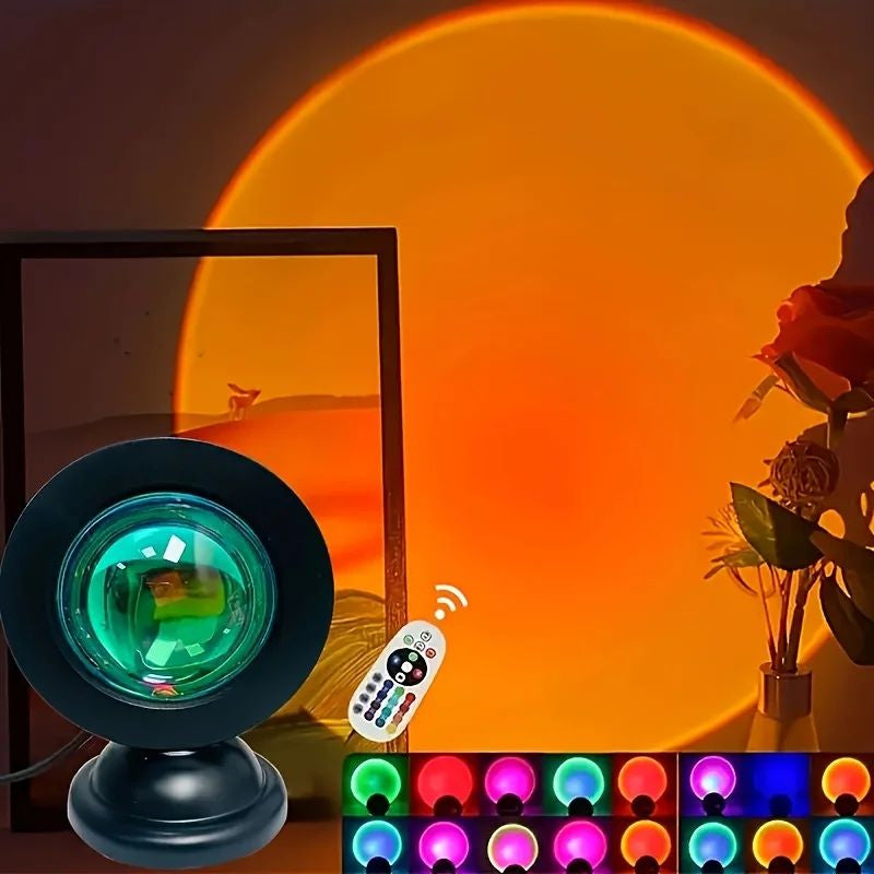 Lampe projection coucher de soleil – lumière d’ambiance relaxante