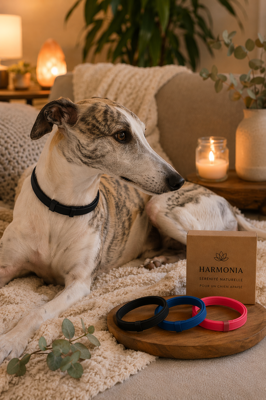 Collier apaisant Harmonia™ – Sérénité naturelle pour chien