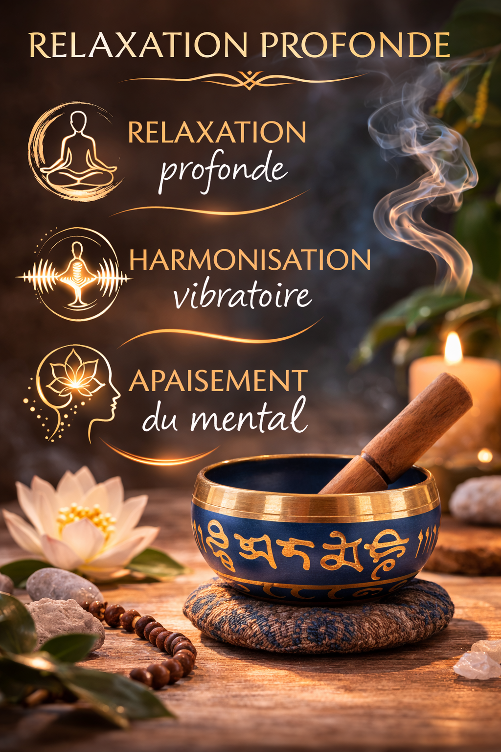 Bol chantant tibétain – méditation, relaxation et harmonisation sonore