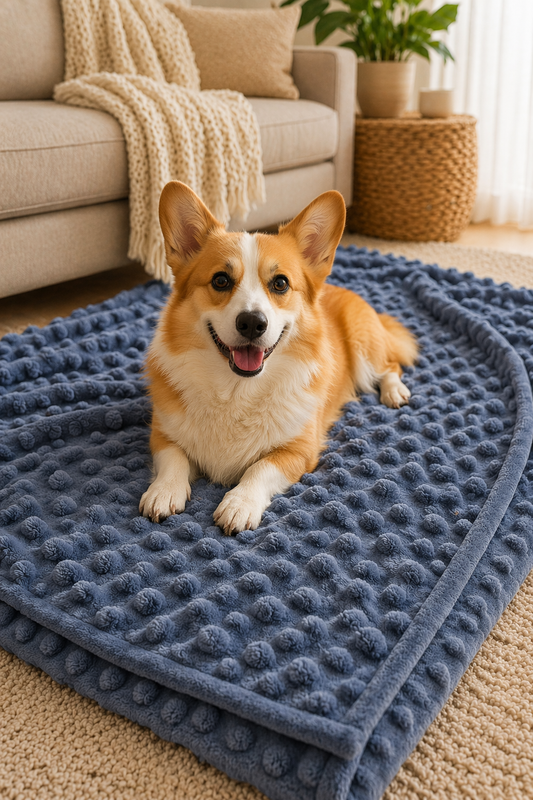 Couverture apaisante Harmonia™ – Anti-stress & sommeil profond pour chien