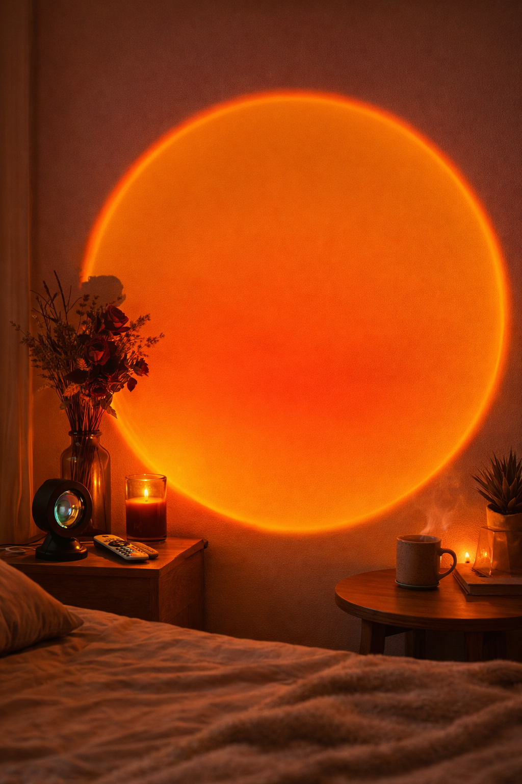 Lampe projection coucher de soleil – lumière d’ambiance relaxante
