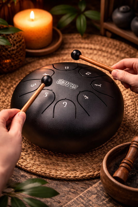 Mini Handpan Vibratoire – Tambour de Méditation et relaxation