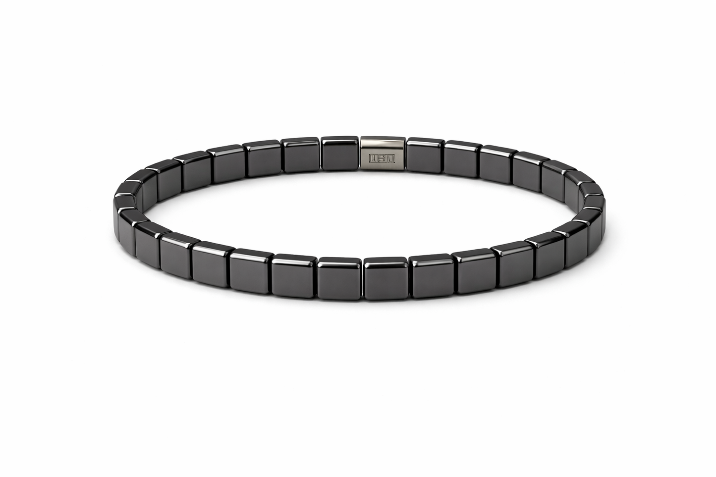 Bracelet d’ancrage en hématite noire pour homme